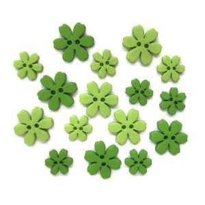 BELLS OF IRELAND Flower Buttons
