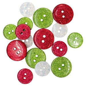 SANTA'S SPARKLES BUTTONS