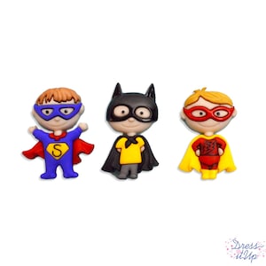 SUPER HERO BUTTONS