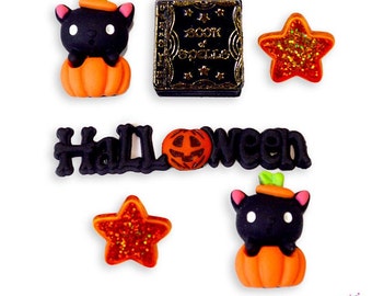 HALLOWEEN KITTENS BUTTONS