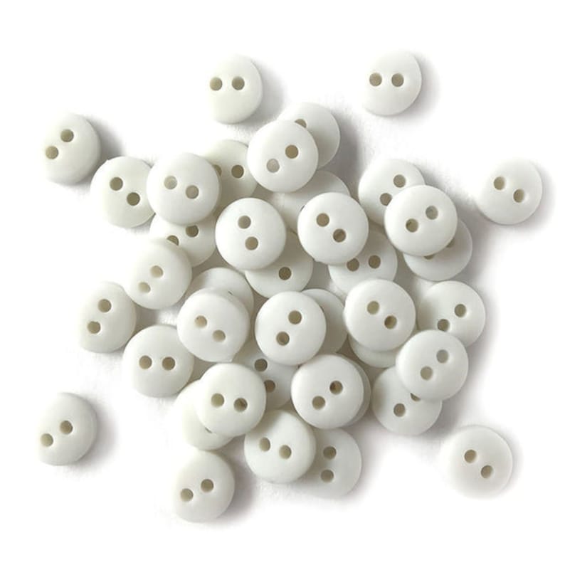 TINY WHITE BUTTONS bild 1