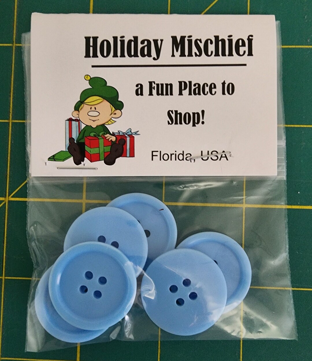 LIGHT BLUE ROUND Buttons - Etsy