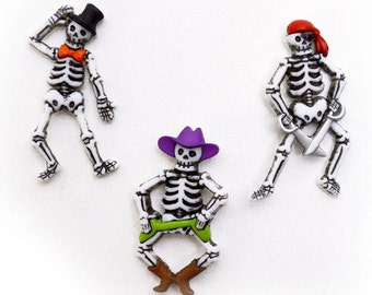 SKELETON BUTTONS