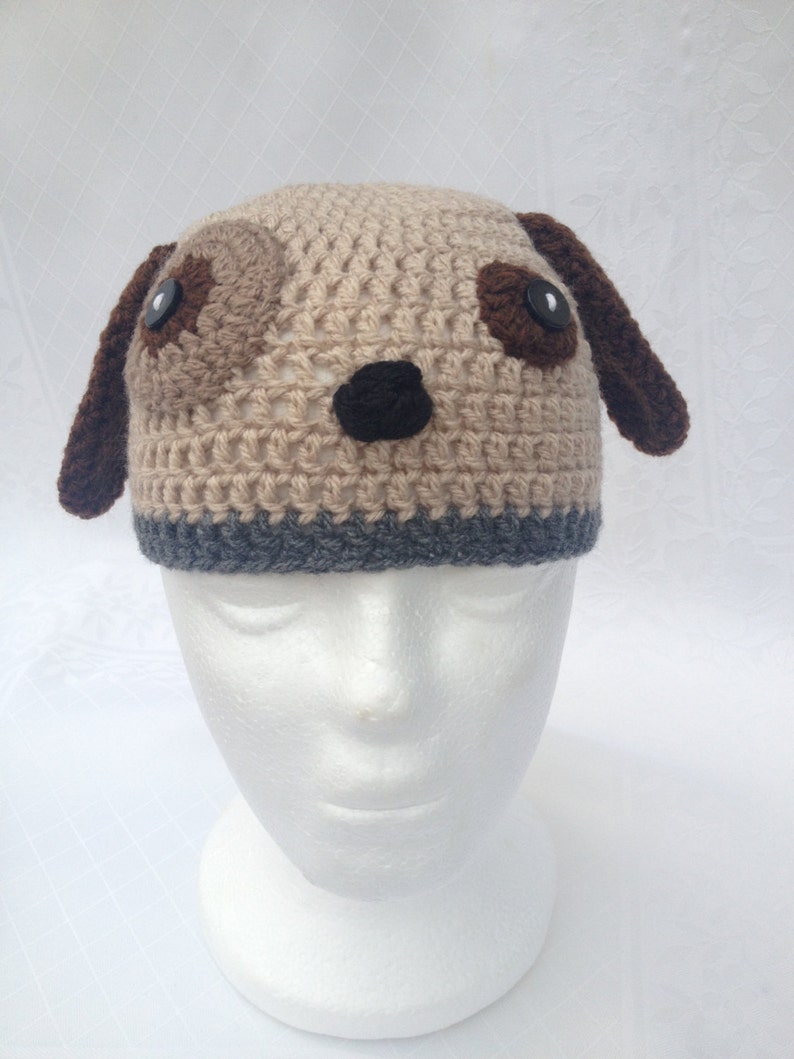 CROCHET PATTERN Dog Hat in 3 Sizes. Baby, Child and Adult Etsy