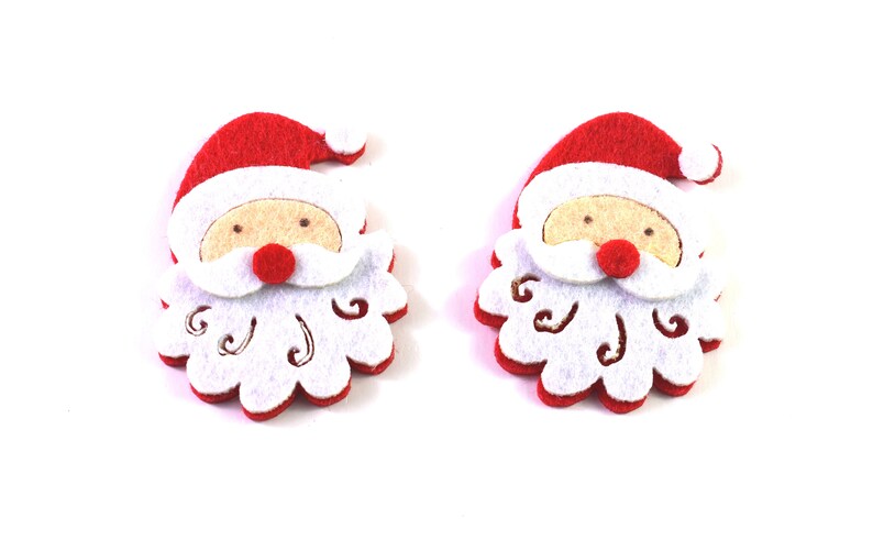 Jewellery 30170 Clothes Headbands Felt Flat 2 Santa Claus Journals Bows