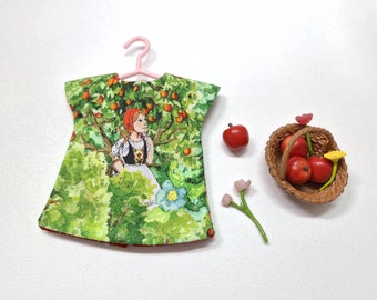 Red Riding Hood Doll Clothes: Blythe, Licca, Lati Yellow