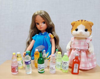 Snacks und Getränke Miniaturen Maßstab 1:6