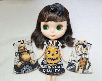 Halloween Dress for Neo Blythe /Licca /Ruruko/Skipper/Holala/Madeline/Susie sad eyes