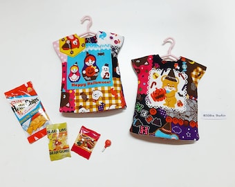 Halloween Doll Dress Set: Holala, Licca, Susie Sad Eyes