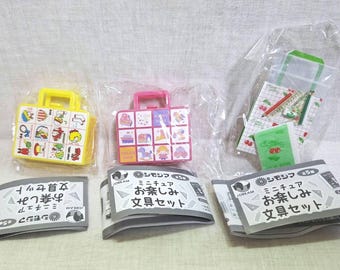Miniature  Fun stationary set , scale 1:6 , miniatures