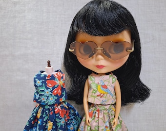 Liberty Fabric Doll Dress: Neo Blythe, Licca, Skipper