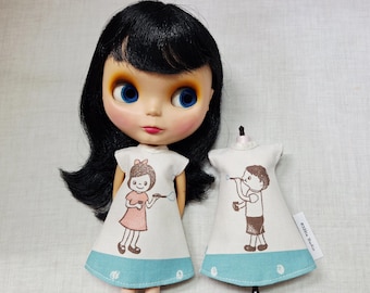 Dress set for Neo Blythe /Licca /Ruruko/Skipper/Holala/Madeline/Susie sad eyes
