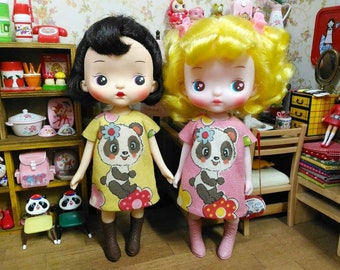 Lovely Panda : Doll dress for Holala doll,Susie sad eyes , Madeline doll