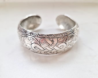 ヴィンテージ スターリングシルバー ケルトパネル チェーン