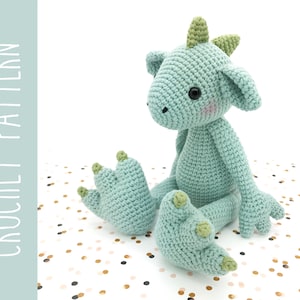 Dragon amigurumi crochet PATTERN PDF instant download