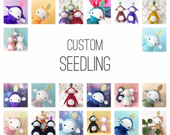 Custom Seedling - Choose your own colours - Made to order plush toy