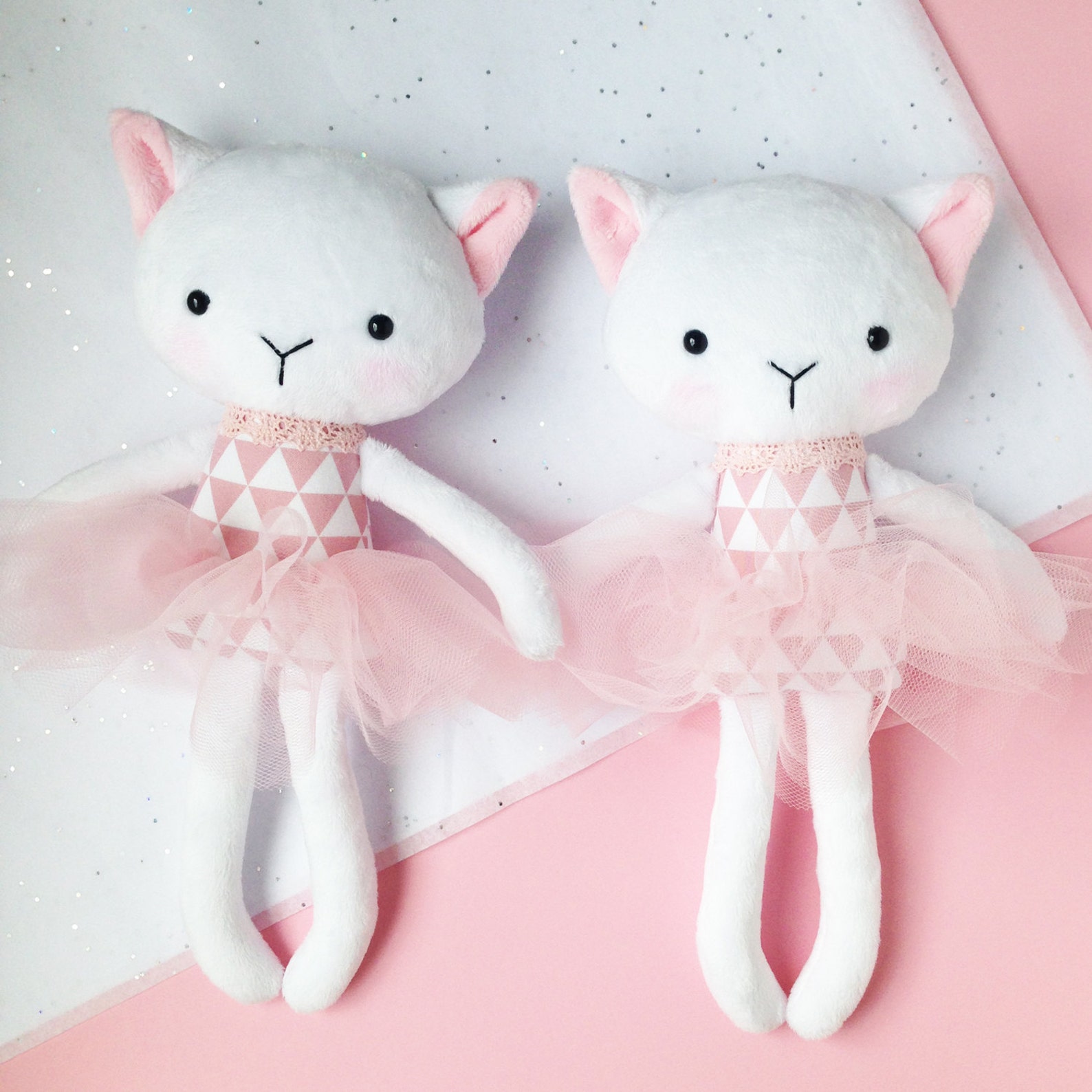 Cat Rag Doll Plush Cat Toy Handmade Cat Doll Heirloom Etsy Canada