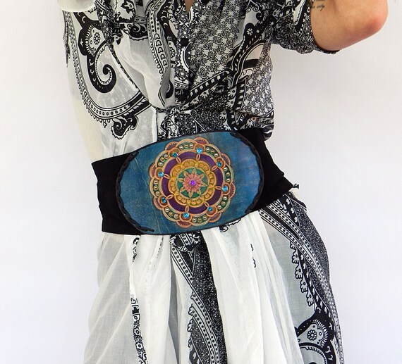 Belt, Leather Belt, Womens Leather Belt, MANDALAS, - Etsy display picture 1