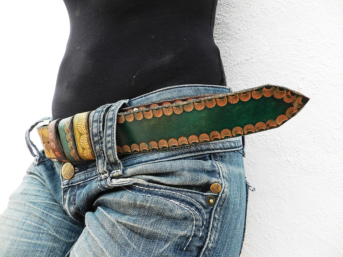Leather Belt Men Belt of Leather for Men Unisex Belt. | Etsy
