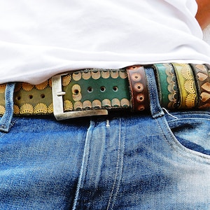 Leather belt, Men, Belt of leather for men , Unisex belt.