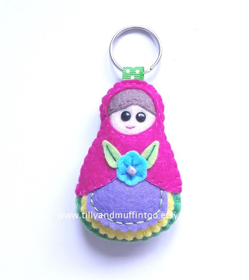 russian doll keyring