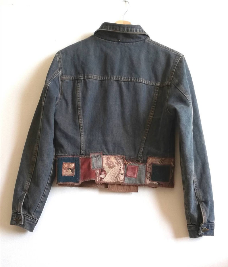 restyled Padded jeans jacket medium size