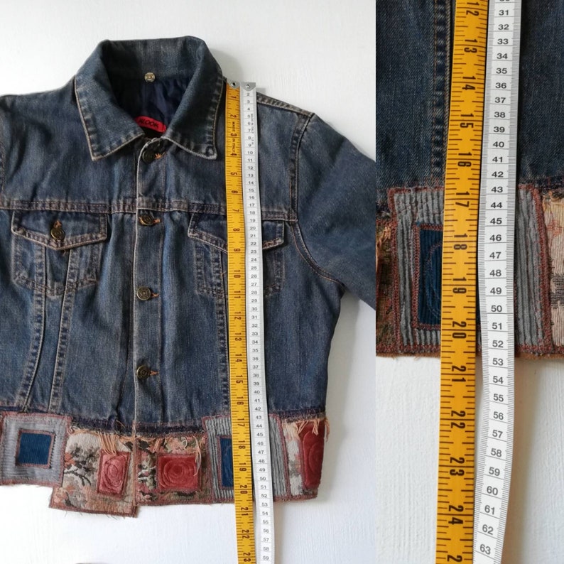 restyled Padded jeans jacket medium size