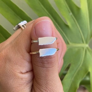 PR ring for charity in silver or mixed metals