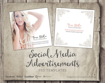 facebook marketing ad template photography marketing etsy