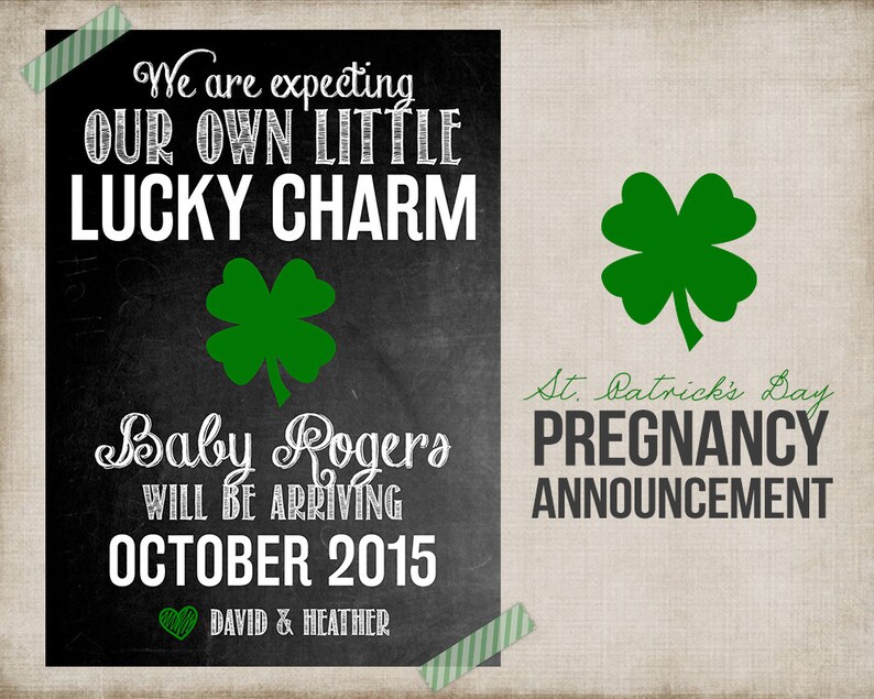 St. Patricks Working day Being pregnant Announcement - Printable Card Signal - 4 Leaf Clover Being pregnant Announcement - Electronic - Cost-free Personalization image relating to Free Printable Pregnancy Announcements identify St. Patricks Working day Being pregnant Announcement - Printable Card Signal - 4 Leaf Clover Being pregnant Announcement - Electronic - Absolutely free Personalization