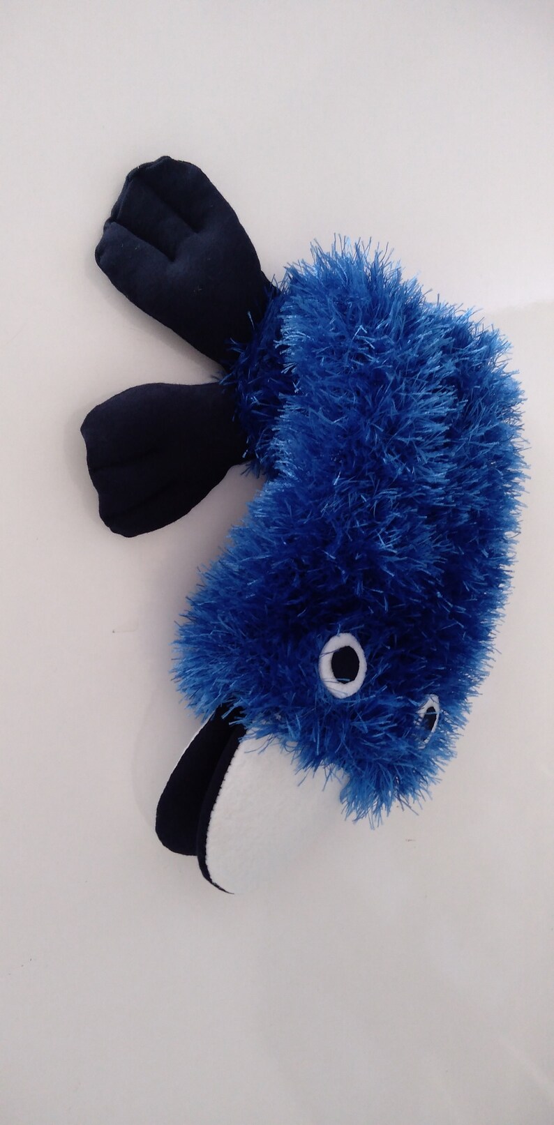 Blue Bird Hand Puppet Etsy