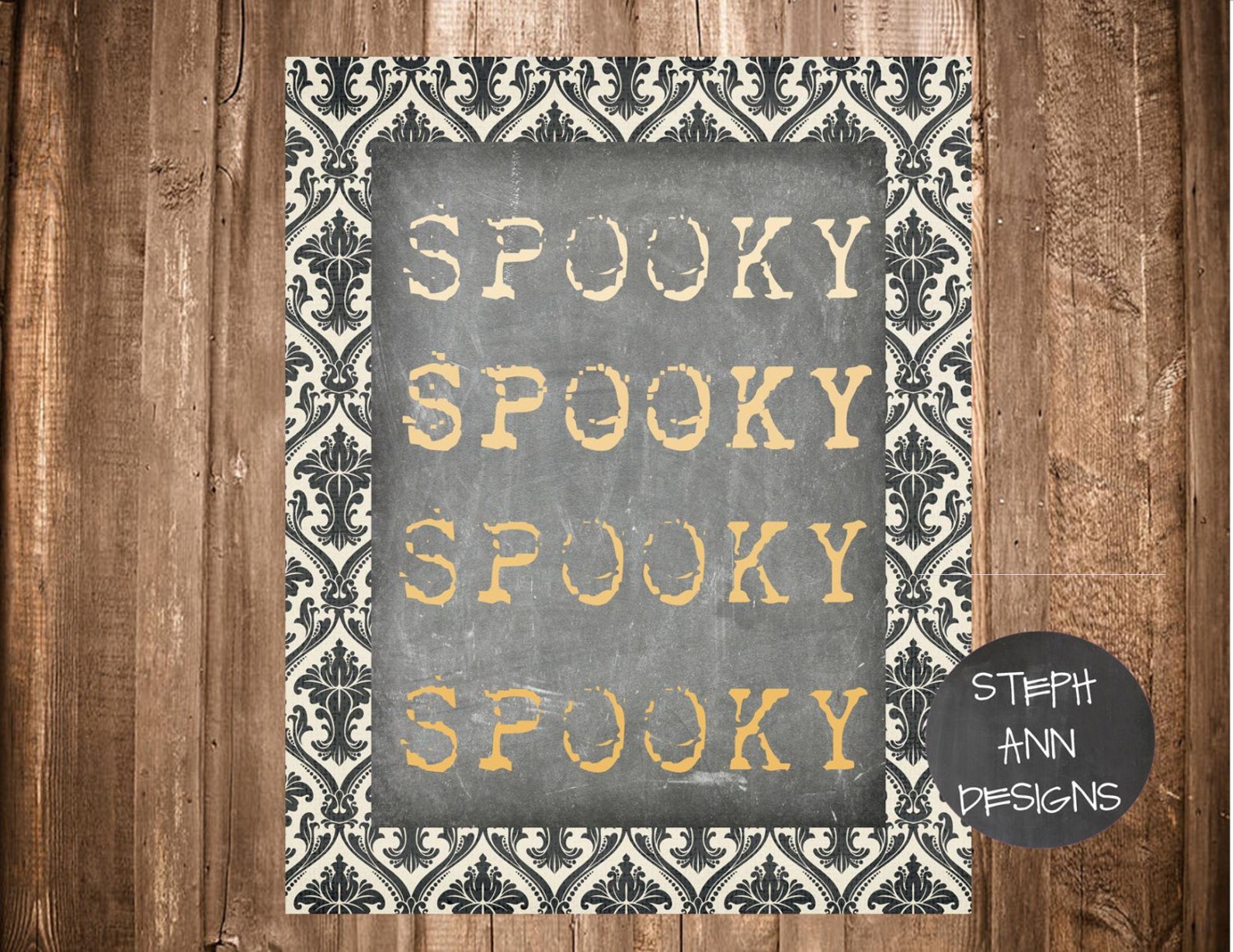 Halloween Printables-set of 4 Printables-8x10 Digital Prints - Etsy