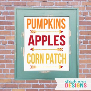 Printable Autumn/Fall Sign-8x10-Instant Download
