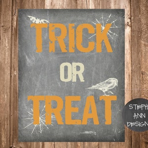 Halloween Printables-set of 4 Printables-8x10 Digital Prints - Etsy