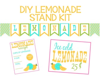 Lemonade Stand Kit-Printables for a Lemonade Stand