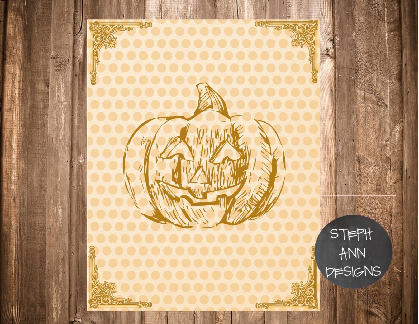 Halloween Printables-set of 4 Printables-8x10 Digital Prints | Etsy