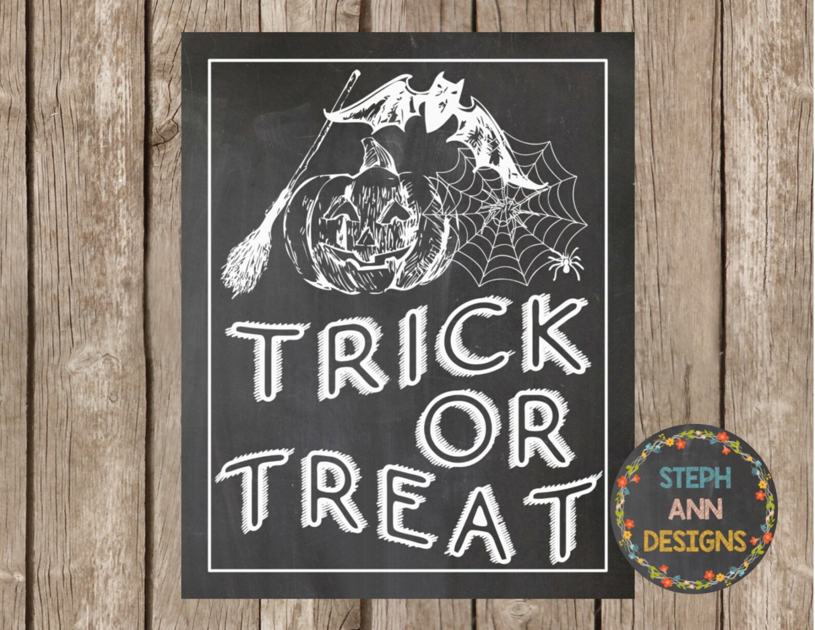 Printable Halloween Sign-8x10-instant Download-trick or Treat - Etsy
