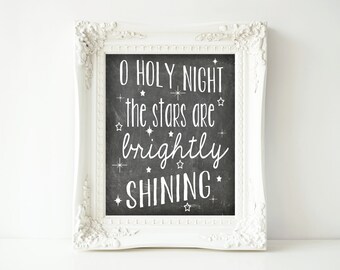 Printable Christmas Sign-5X7-Instant Download-Merry Little Christmas Chalk Sign