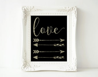 Printable Love Sign-8x10-Instant Download-