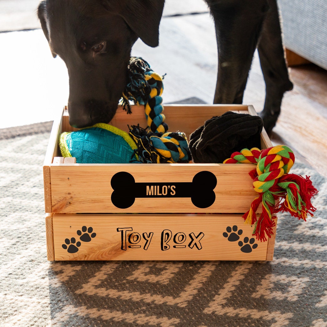 Dog Toy Box Personalised Dog Toy Crate Dog Toy Storage Etsy UK Dog Toy Box Personalised Dog Toy Crate Dog Toy Storage Etsy UK