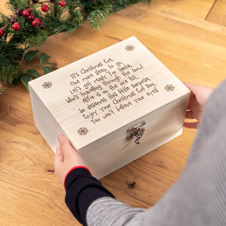 Christmas Eve Box Personalised Poem Personalised Keepsake | Etsy