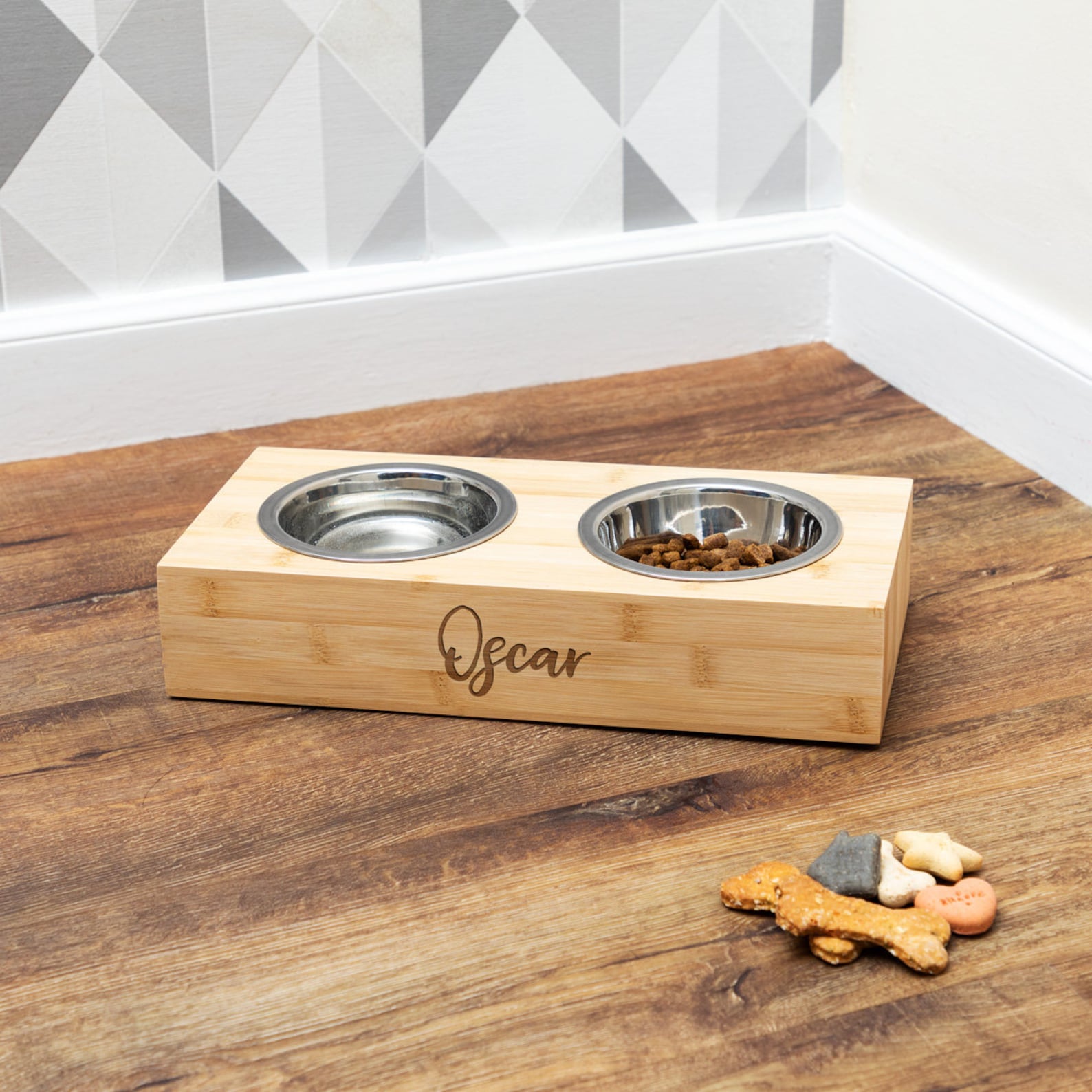 Personalised Pet Bowl Small Dog Bowl Dog Bowl With Holder Etsy