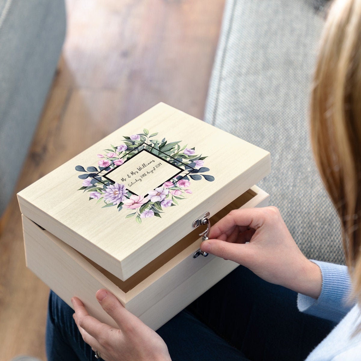 Wedding Keepsake Box Wedding Day Keepsake Personalised Etsy UK