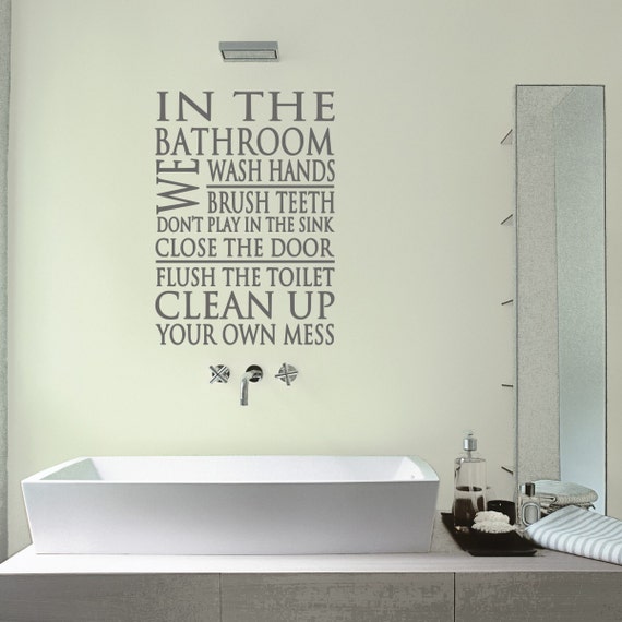 Featured image of post Quotes For The Bathroom Wall - Best bathroom wall quotes selected by thousands of our users!