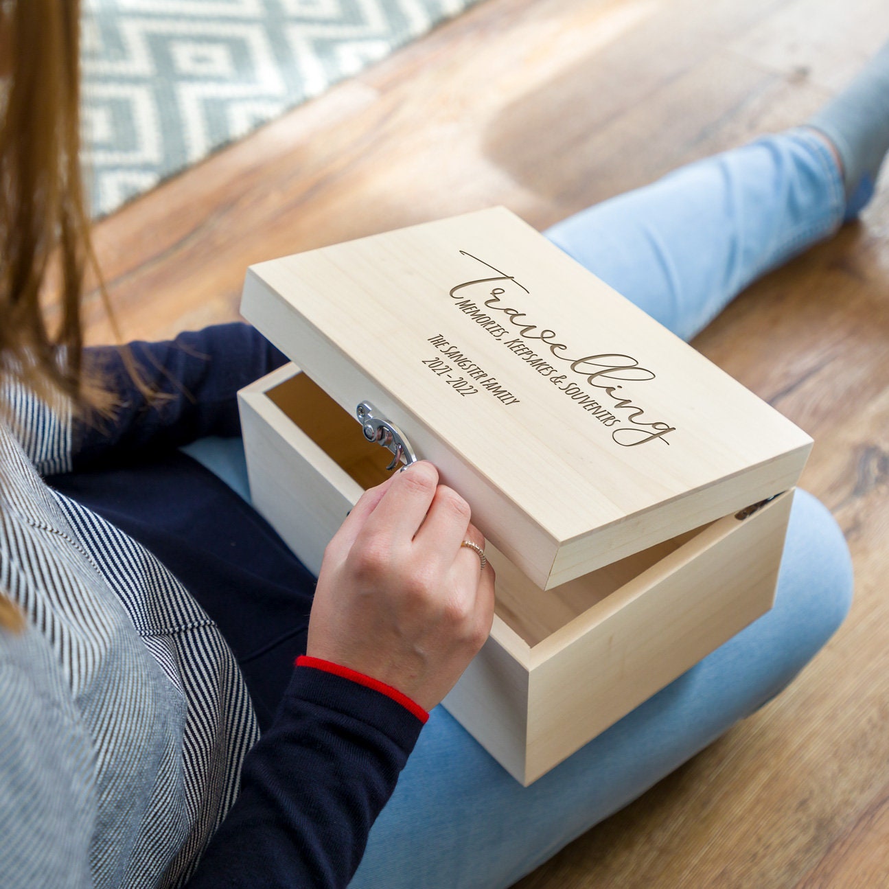 Travel Keepsake Box Travelling Memories Personalised Etsy UK