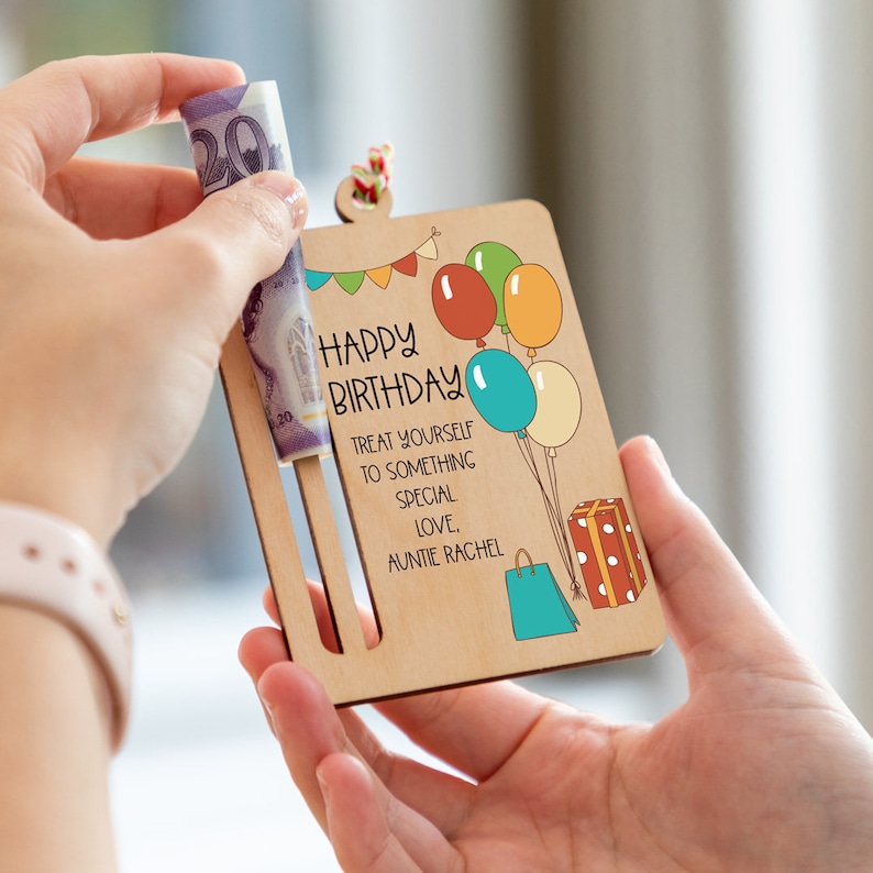 Money Gift for Birthday Money Gift Holder Money Gift Idea Etsy UK