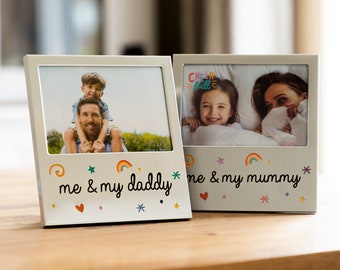 Me and My Dad Photo Frame - Me and My Mum Picture Frame - Gift For Dad Mum - Photo Gift - Mothers Day Gift - Fathers Day Gift - 006