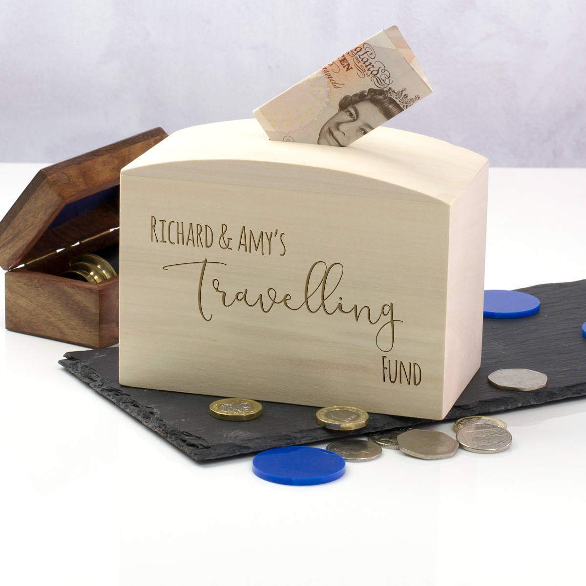 Travel Fund Money Box Holiday Fund Personalised Money Box Etsy UK