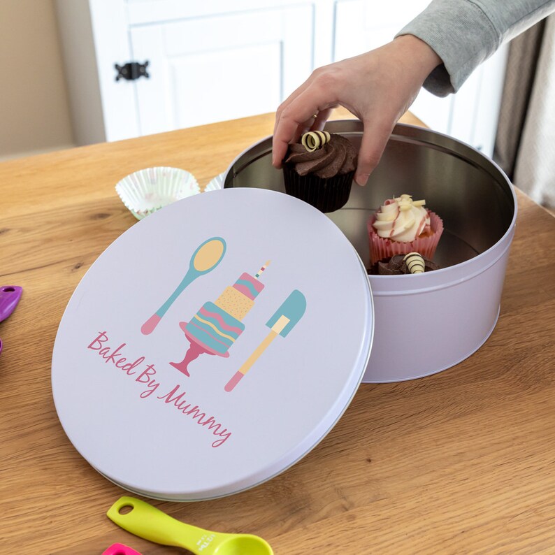 Personalised Cake Tin Baked by Cake Tin Cake Tin Storage Etsy UK