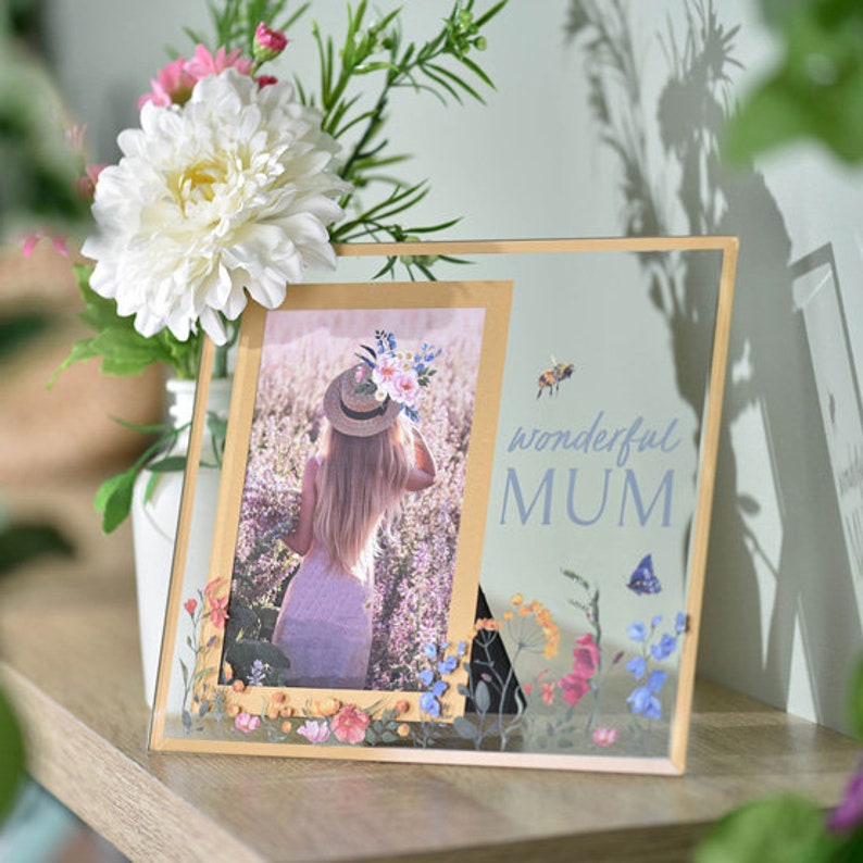 Wonderful Mum Photo Frame Picture Frame Gift For Mum Mothers Day Gift Photo Gift Gift For Mum Birthday Mum Gift 008 image 4